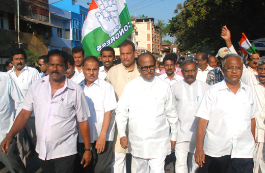Congress Padayatra in Mangalore